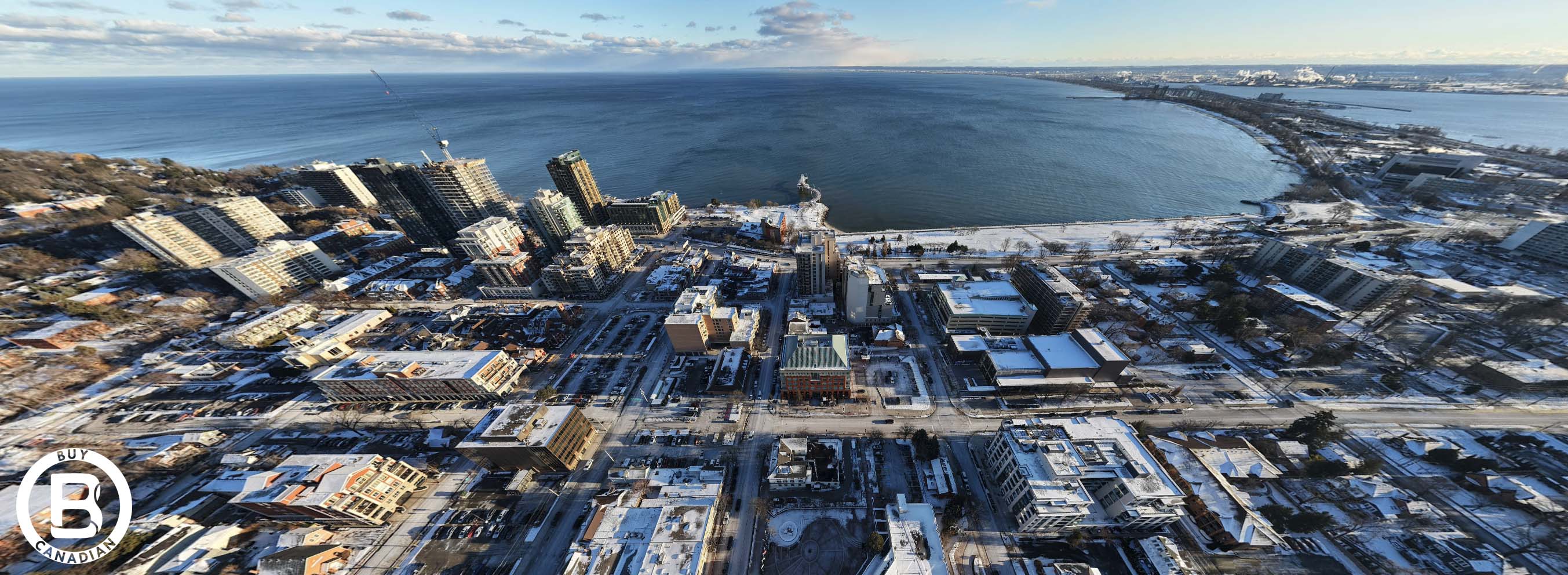 aerial via of Burlington from Jeff Blake